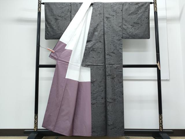 平和屋着物●本場大島 9マルキ 風景文 正絹 逸品 CABH3748th