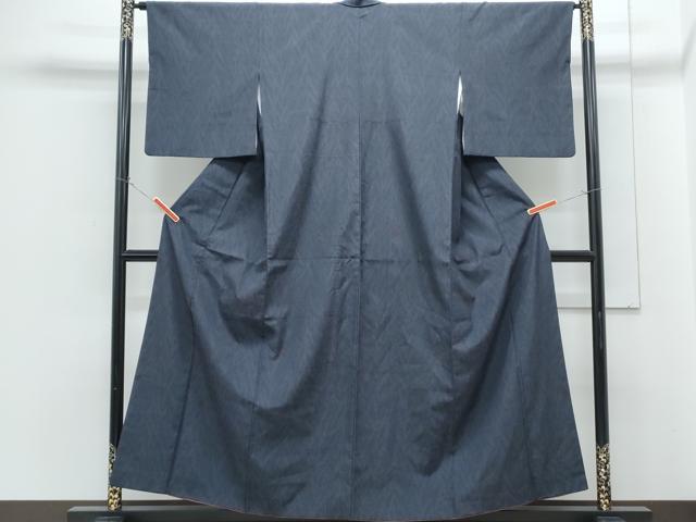 平和屋着物●本塩沢 110亀甲 草花文 正絹 逸品 CABH3752th