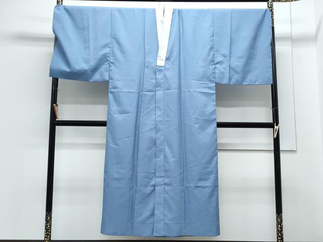 平和屋着物●男性 長襦袢 無双仕立て 青藤色 洗える着物 CABH3767th