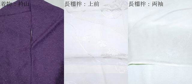 平和屋着物●豪華振袖・長襦袢セット 御所車花文 暈し染め 銀通し地 半衿刺繍 正絹 逸品 CABH3771th