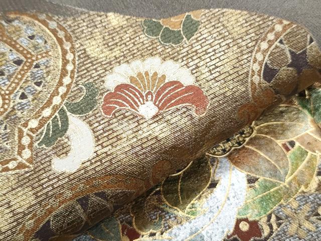 平和屋着物●豪華色留袖 作家物 鳳凰花文 暈し染め 金銀彩 正絹 逸品 CABH3788th