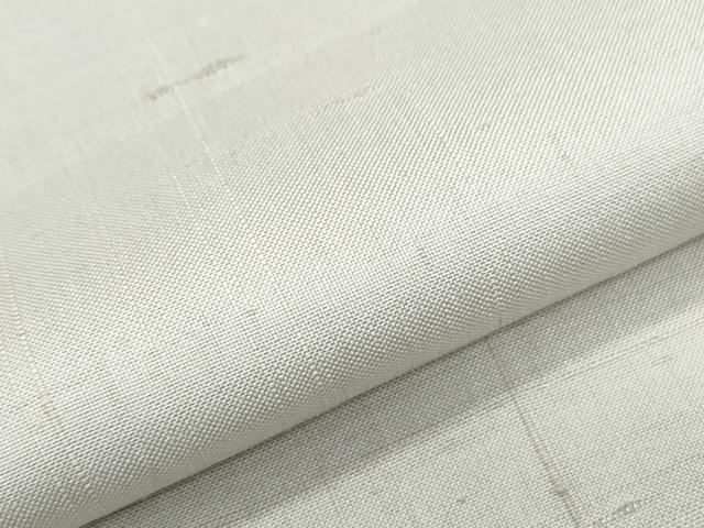 平和屋着物●上質な紬 色無地 灰黄緑色 正絹 逸品 CABH3791th
