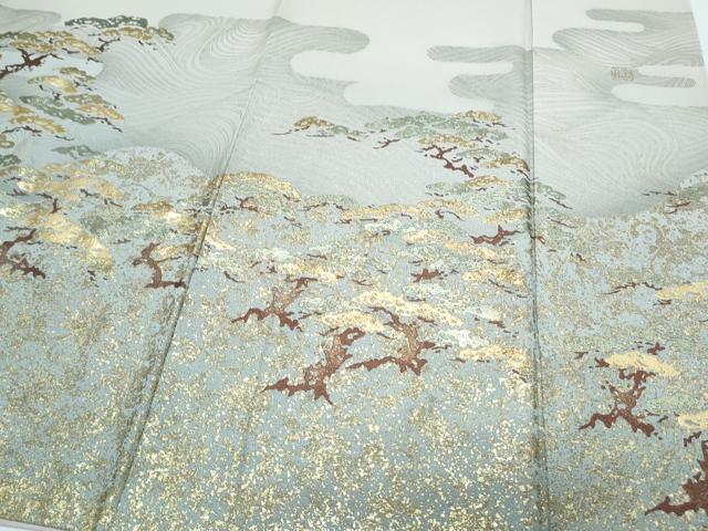 平和屋着物●豪華色留袖 枝松文 暈し染め 金彩 正絹 逸品 CABH3797th