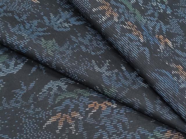 平和屋着物●本場大島紬 笹文 正絹 逸品 CABH3801th