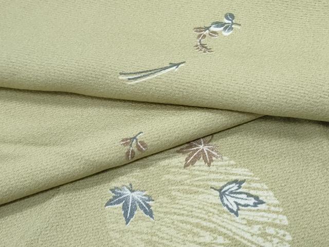 平和屋着物●上質な小紋 吹き寄せ文 正絹 逸品 CABH3813th