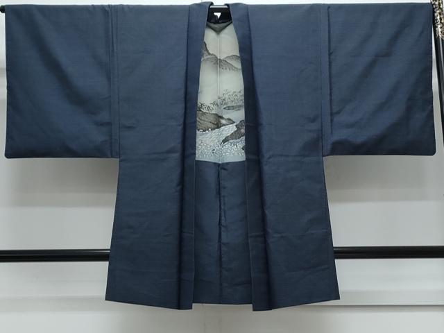 平和屋着物●男性 本場大島紬 アンサンブル 80亀甲 総詰め 正絹 逸品 CABH3815th