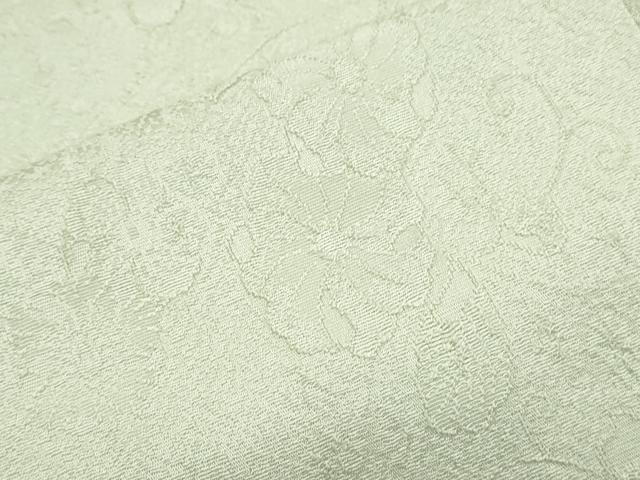 平和屋着物●上質な色無地 辻が花地紋 裏葉柳色 正絹 逸品 CABH3824th