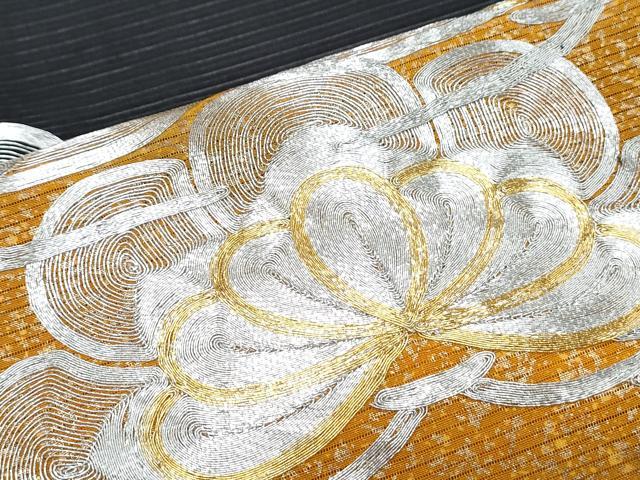平和屋着物*夏物 黒留袖 絽 駒刺繍 松葉文 金彩 洗える着物 CABH3834th