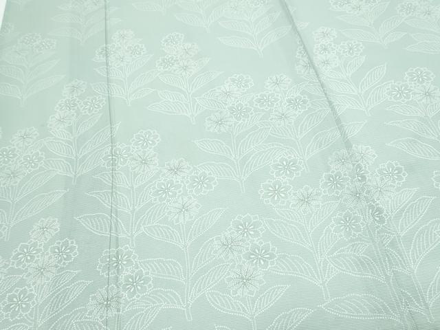 平和屋着物*夏物 訪問着 絽 草花文 正絹 逸品 CABH3848th
