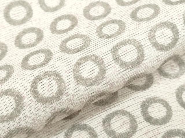 平和屋着物*夏物 小紋 絽 丸文 正絹 逸品 CABH3851th