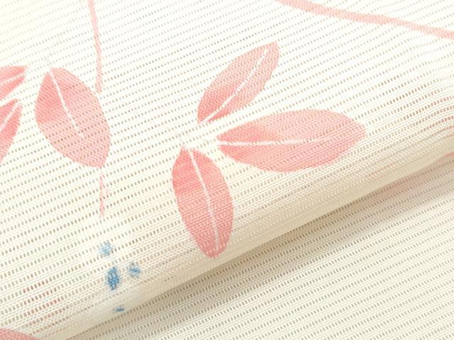 平和屋着物*夏物 訪問着 絽 籬草花文 正絹 逸品 CABH3853th