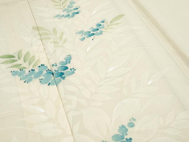 平和屋着物*夏物 訪問着 絽 草花文 正絹 逸品 CABH3859th