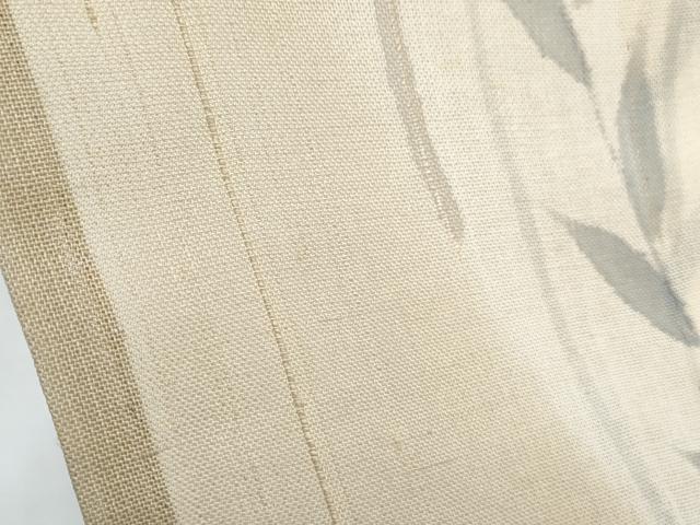 平和屋着物*夏物 訪問着 紗紬 道長草花文 正絹 逸品 CABH3865th