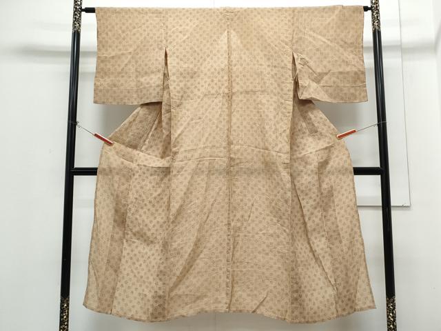 平和屋着物*夏物 小千谷ちぢみ 吉祥文 麻 逸品 CABH3901th