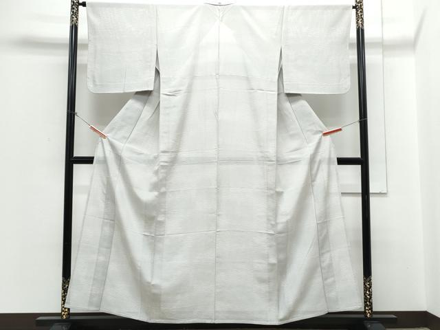 平和屋着物*夏物 小紋 絽 横段文 正絹 逸品 CABH3920th