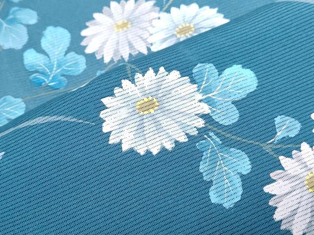 平和屋着物*夏物 訪問着 絽 手描き 草花文 正絹 逸品 CABH3951th