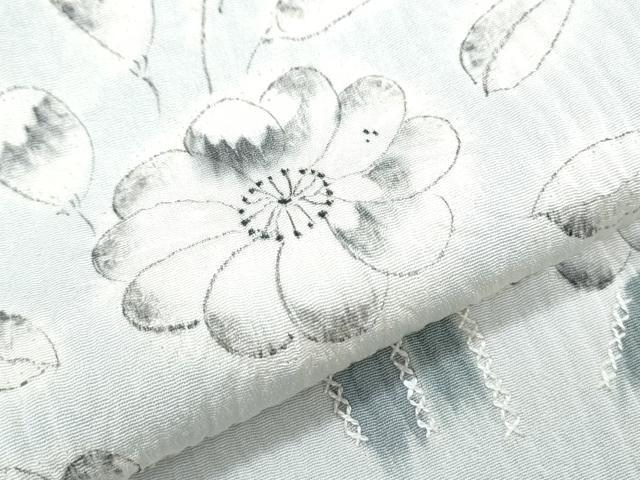 平和屋着物●訪問着 辻が花 刺繍 正絹 逸品 CABH3967th