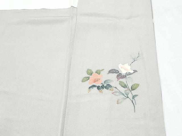 平和屋着物●訪問着 友禅 草花文 暈し染め 正絹 逸品 CABH3977th