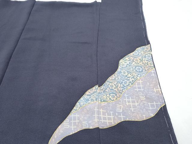 平和屋着物●訪問着 作家物 人物文 金彩 鬼しぼ縮緬 正絹 逸品 CABH3982th