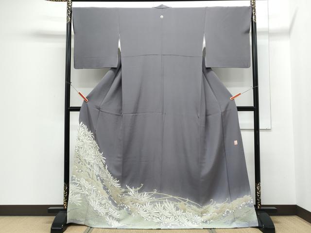 平和屋着物●十日町 名門 滝泰謹製 色留袖 重ね絞り 吉祥花文 暈し染め 金銀糸 正絹 逸品 CABH3995th