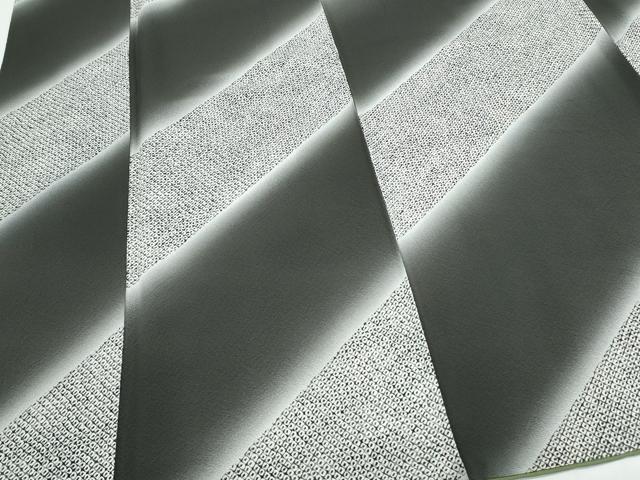 平和屋着物●上質な小紋 斜線文 暈し染め 正絹 逸品 CABH3996th