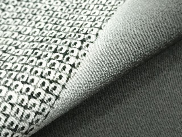 平和屋着物●上質な小紋 斜線文 暈し染め 正絹 逸品 CABH3996th