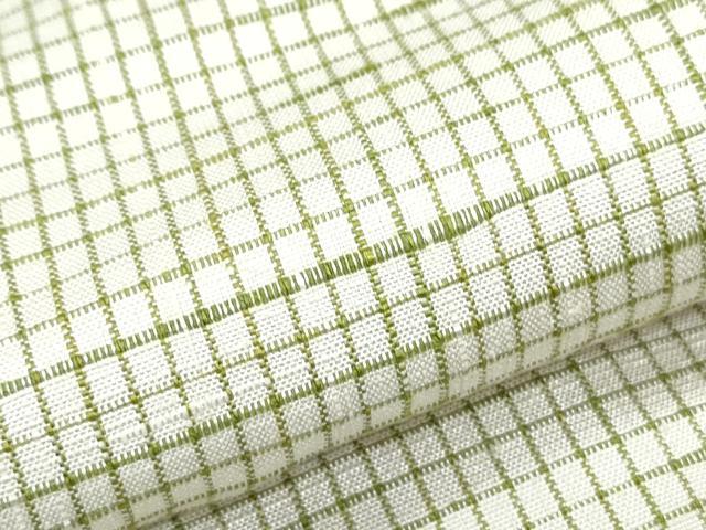 平和屋着物●上質な紬 格子文 正絹 逸品 CABH3997th