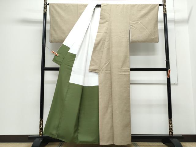 平和屋着物●上質な紬 霞文 正絹 逸品 CABH3998th
