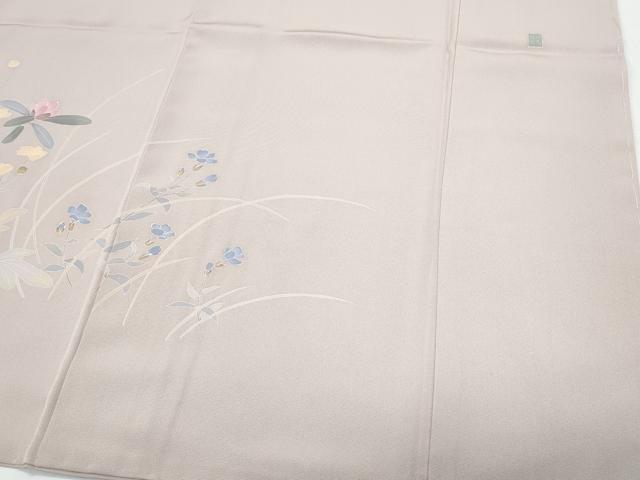 平和屋着物●訪問着 友禅 作家物 草花文 暈し染め 正絹 逸品 CABH4000th
