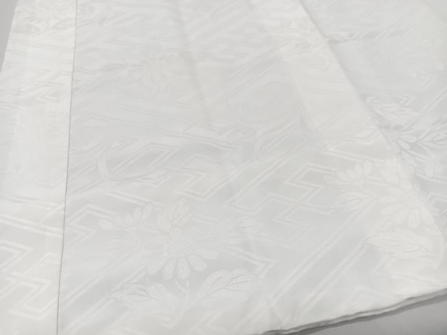 平和屋着物■長襦袢 袷 舞花紗綾形地紋 洗える着物 CABH4006xe
