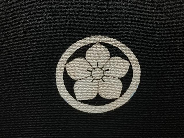 平和屋着物■豪華黒留袖 花鳥文 正絹 逸品 CABH4023xe