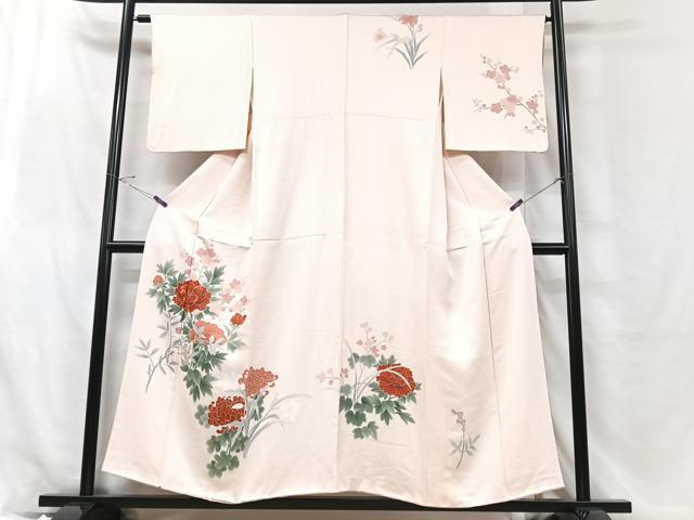 平和屋着物■訪問着 草花文 暈し染め 正絹 逸品 CABH4045xe