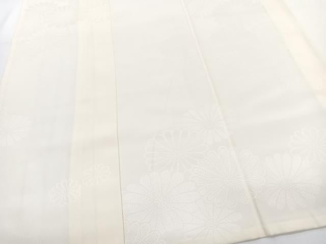 平和屋着物■長襦袢 無双仕立て 舞菊地紋 正絹 逸品 CABH4046xe