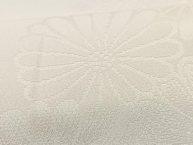 平和屋着物■長襦袢 無双仕立て 舞菊地紋 正絹 逸品 CABH4046xe
