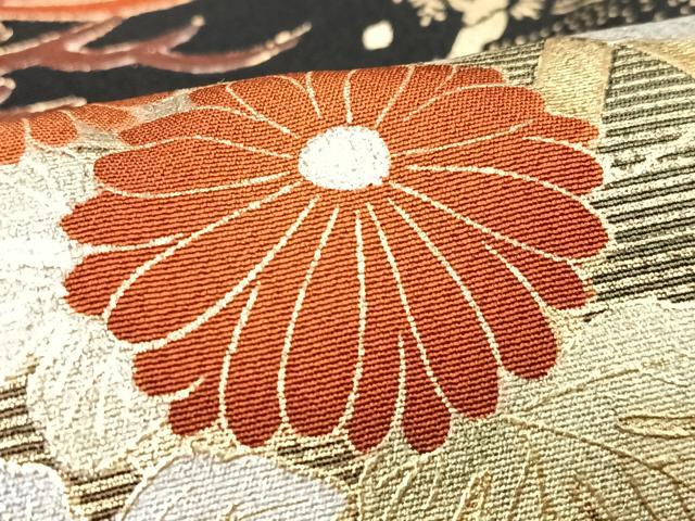 平和屋着物■豪華黒留袖 作家物 扇面松文 暈し染め 金彩 正絹 逸品 CABH4079xe