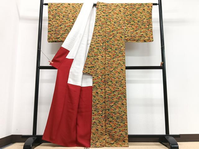平和屋着物■上質な小紋 冊子文 正絹 逸品 CABH4126xe