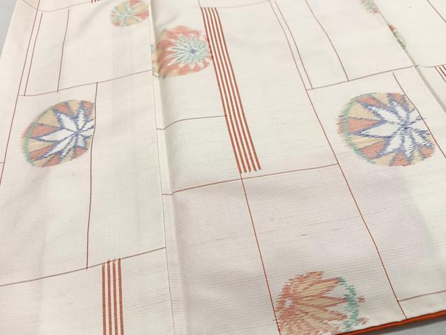 平和屋着物■上質な紬 毬文 正絹 逸品 CABH4134xe