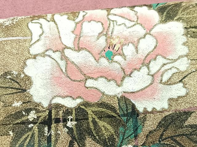 平和屋着物■訪問着 枝花文 暈し染め 金彩 正絹 逸品 CABH4218xe