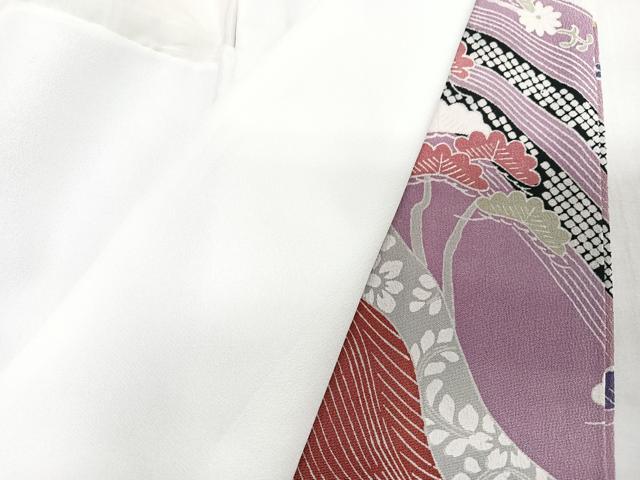 平和屋着物■豪華黒留袖 御所車立波花文 金彩 正絹 逸品 CABH4246xe