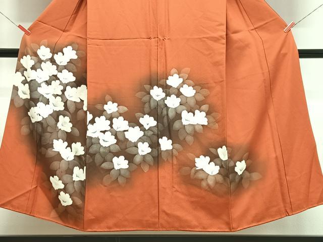 平和屋着物■訪問着 草花文 暈し染め 正絹 逸品 CABH4255xe