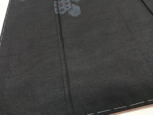 平和屋着物■上質な紬 亀甲文 正絹 逸品 未使用 CABH4258xe