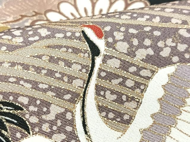 平和屋着物■豪華黒留袖 立波花鳥文 金彩 正絹 逸品 CABH4271xe
