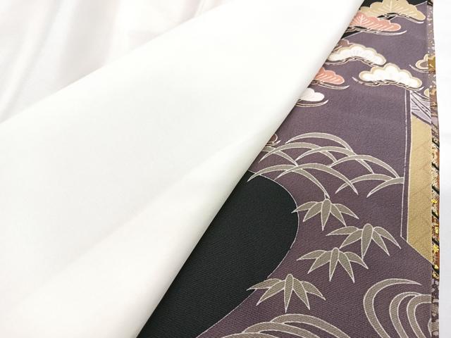 平和屋着物■豪華黒留袖 立波花鳥文 金彩 正絹 逸品 CABH4271xe