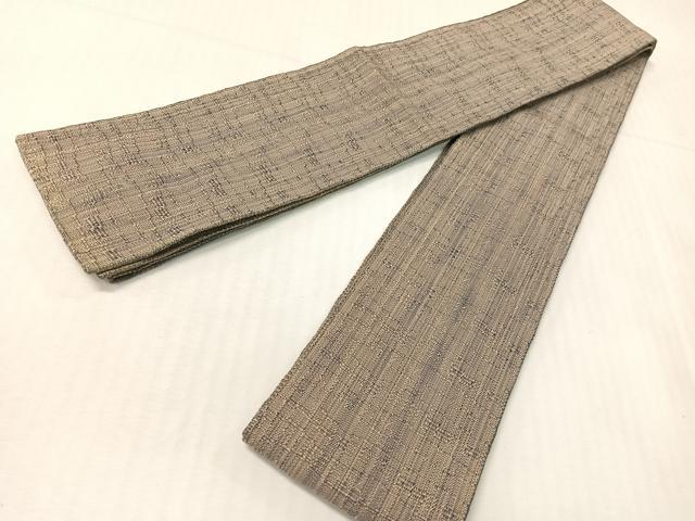 平和屋着物●男性 本場筑前博多織 角帯 雨縞 正絹 逸品 CABH4402vp