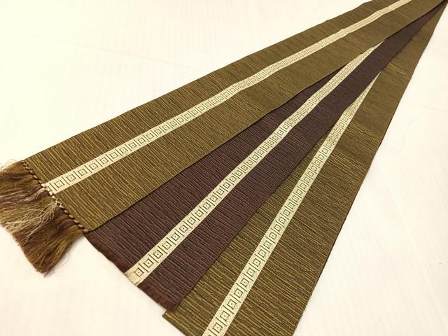 平和屋着物○男性 角帯 平和屋の通販 両面 正絹 逸品 本場筑前博多織