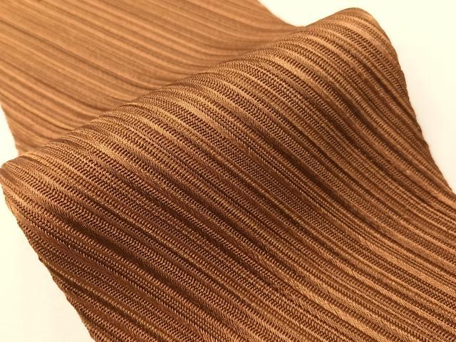 平和屋着物●男性 本場筑前博多織 角帯 斜線文 正絹 逸品 CABH4415vp