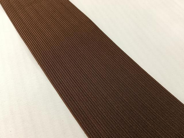 平和屋着物●男性 本場筑前博多織 角帯 縞 茶褐色 正絹 逸品 CABH4435vp