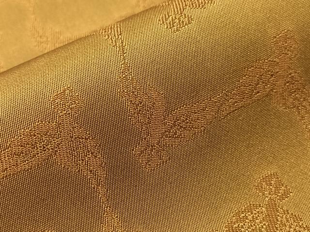 平和屋着物●染色作家 斉藤三才 太鼓柄袋帯 手描き 花蝶文 正絹 逸品 CABH4441vp