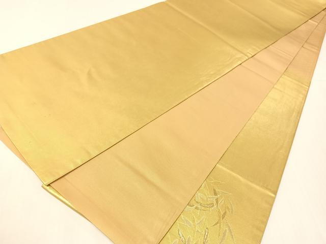 平和屋着物●松岡正剛 太鼓柄袋帯 尉鶲 金糸 正絹 逸品 CABH4444vp