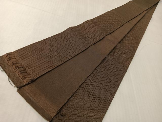 平和屋着物●男性 角帯 吉祥文様 赤墨色 CABH4565vp